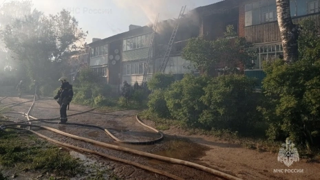 Мощный пожар под Владимиром потушили за 3 часа