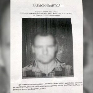 В Сети распространили ориентировки на подозреваемого в убийстве во Владимирской области