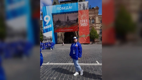 Владимирский волонтер принял участие в Параде Победы на Красной площади