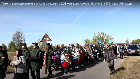 Во Владимирской области похоронили бойца, прославившегося фразой «Родину люблю, стреляю хорошо»