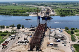 Строительство вантового моста в Муроме вышло на максимальный уровень	