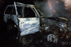 Во Владимире сгорел Land Cruser за 1,5 млн рублей