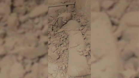 «Здесь была моя спальня». Житель Першино снял на видео уничтоженный снарядами дом