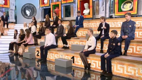 Школьники из Владимирской области приняли участие в съемках «Умниц и умников»