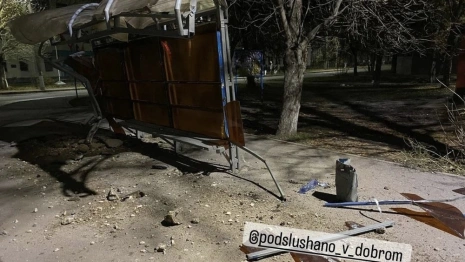 Неизвестные протаранили остановку во владимирском микрорайоне Энергетик