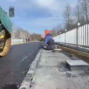 В Гусь-Хрустальном открыли 45-метровый мост через реку Судогда