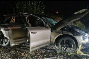 В Суздальском районе утонул Porsche Cayenne