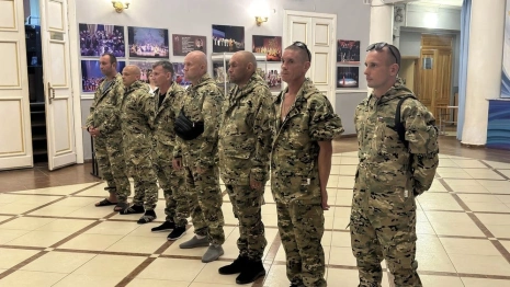 Группа добровольцев отправилась из Владимира в зону СВО 18 июля