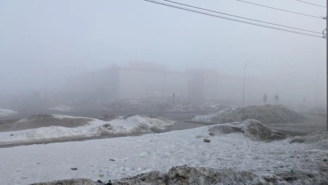 Владимир окутал утренний туман 20 марта