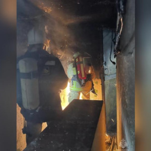 В Коврове при пожаре в первый день Нового года пострадали 2 человека