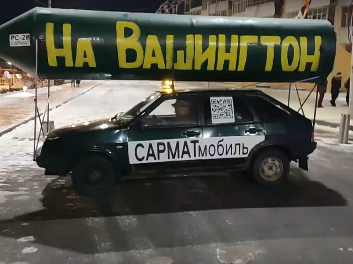 Во Владимир приехал «сарматмобиль» с ракетой «На Вашингтон» - День во  Владимире