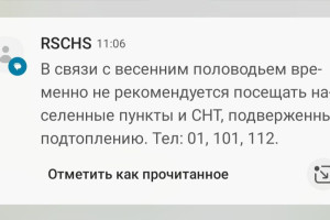 МЧС запустило СМС-рассылку о половодье во Владимирской области
