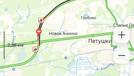 На М-12 в Петушинском районе машины загорелись после столкновения