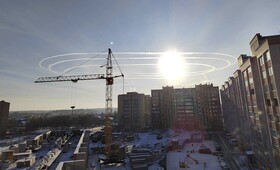 Президентский самолет оставил загадочные круги в небе над Владимирской областью