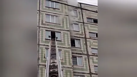 Жители Владимира сообщили о пожаре в 9-этажке в Добром