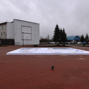 В Гусь-Хрустальном появился первый сухой фонтан