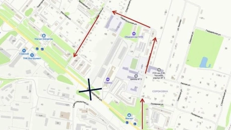 Из-за тушения пожара на станции сортировки мусора в Гусь-Хрустальном перекрыли улицу