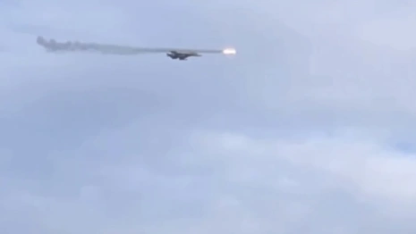 Появилось видео уничтожения БПЛА над Юрьев-Польским районом