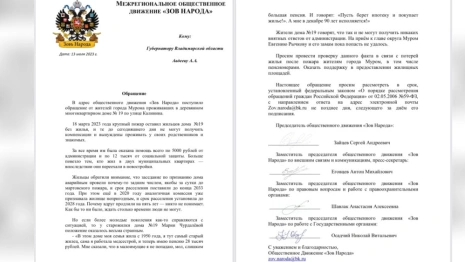 Потерявшая квартиру на пожаре 90-летняя бабушка из Мурома обратилась к губернатору