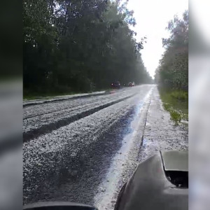 Во Владимирской области прошел сильный град