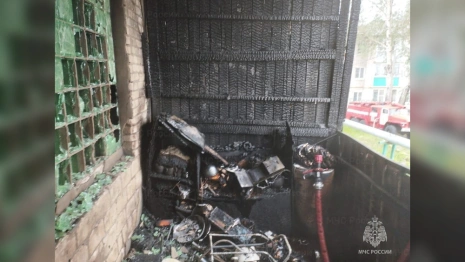 Во Владимирской области 3-летний малыш поджег балкон