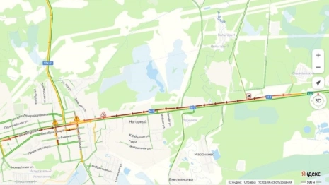 Утро в Покрове началось с 6-километровой пробки на М-7 Волга 