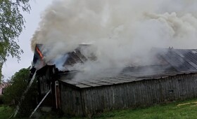 В Меленковском районе 46-летний мужчина погиб при пожаре из-за неисправной печки