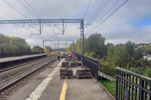 На ж/д станции «Боголюбово» под Владимиром начался капремонт платформы