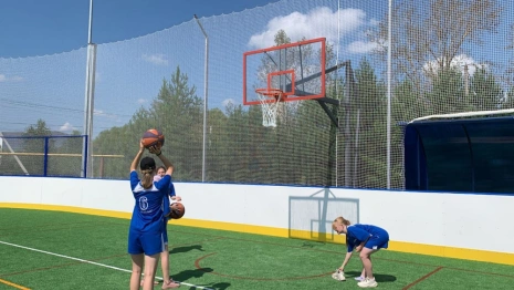 В Гусь-Хрустальном районе открыли новую спортплощадку