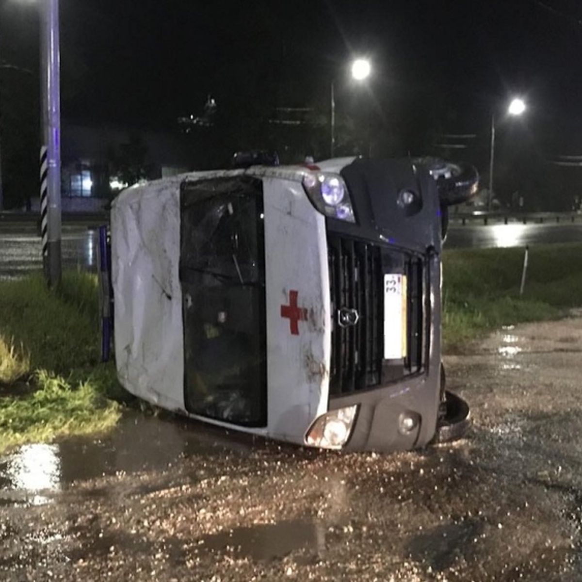 Во Владимирской области перевернулась скорая помощь - День во Владимире