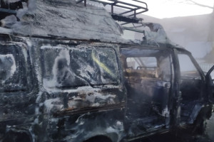 Мужчина пострадал на мощном пожаре с «Газелью» во Владимире 