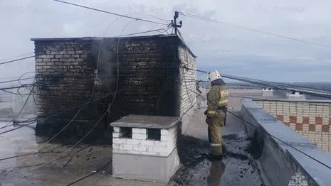 Во Владимирской области в многоквартирном доме сгорел подъезд