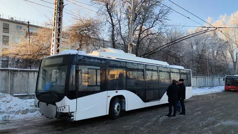 До Владимира доехал один из пяти вологодских троллейбусов