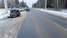 В Кольчугино двое детей попали в больницу после ДТП с двумя легковушками