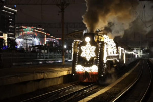 Поезд Деда Мороза приехал во Владимирскую область