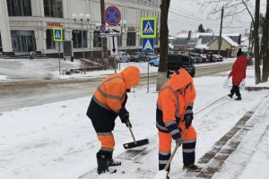 Из-за циклона «Зион» во Владимире остановили ремонт дороги и строительство водопровода