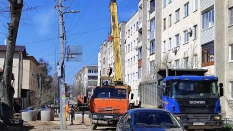 Во Владимире продлили перекрытие дороги на улице Разина 