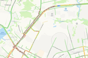 Во Владимире Пекинка встала в мертвой пробке