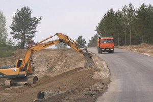 Во Владимирской области между двумя селами почти достроили новую дорогу