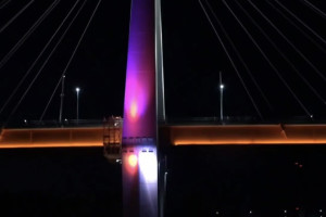 Бастрыкин напомнил о возможной растрате 150 млн рублей на подсветку моста через Оку в Муроме