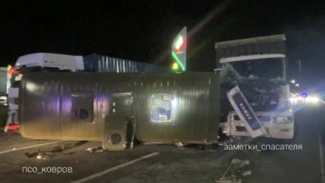 На М-7 в Ковровском районе пассажир погиб в ДТП с автобусом-перевертышем