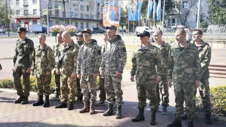 Контрактники из 8 городов Владимирской области уехали в зону СВО