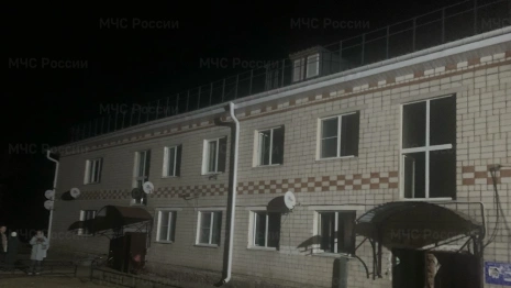 В селе Камешковского района женщина пострадала при пожаре в 2-этажном доме