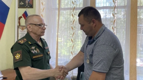 Бойца СВО из Гусь-Хрустального наградили «За Отвагу»