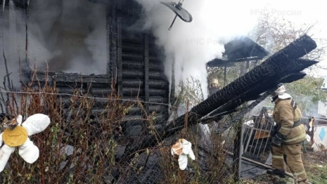 Во Владимире на Содышке загорелся частный дом