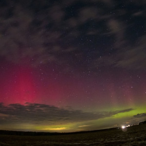 Над Владимирской областью 19 марта взошло северное сияние