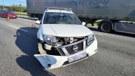 Во Владимирской области на трассе М-7 Волга сбили мотоциклиста
