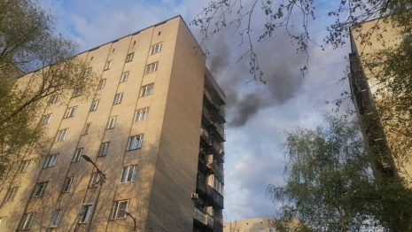Во Владимире эвакуировали 70 человек из полыхающего общежития