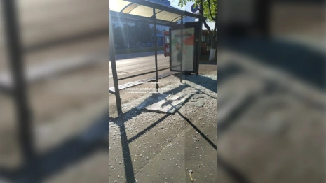 Во Владимире вандалы разгромили остановку