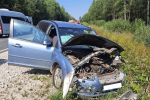 Во Владимирской области в массовой аварии пострадали три человека